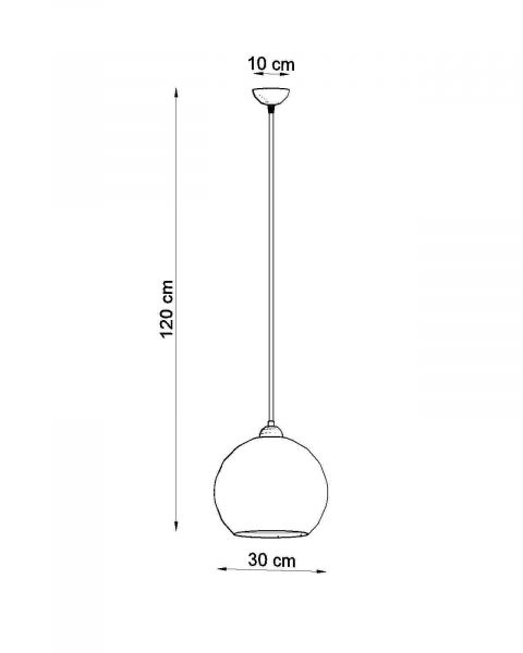 Riippuvalaisin BALL sininen