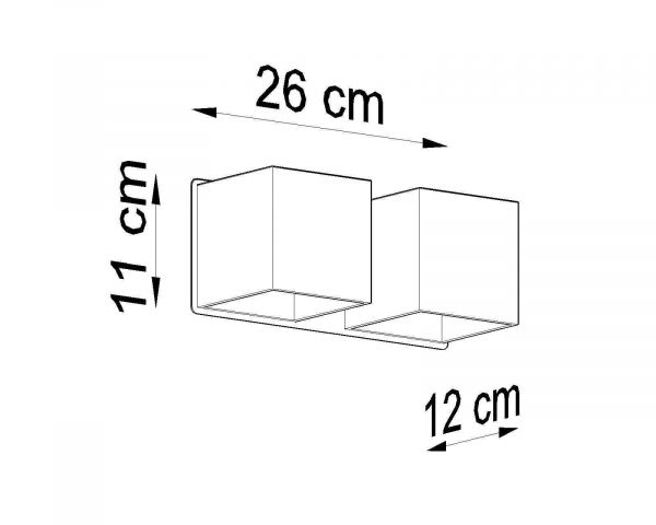 Seinävalaisin QUAD 2 musta