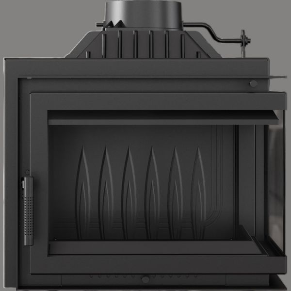 Takkasydän Kratki SIMPLE Oikea 8kW valurata runko, teräs ovi