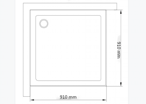 Suihkukaappi Sunwind Jasmine 90x90x195