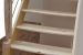 Wooden stairs Minka Classic Turn, Left L-type, spruce, 2870 x 850mm, DIY