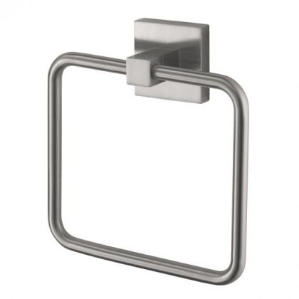 Haceka Towel ring MEZZO Tec brushed steel finish