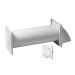 Wall mounted HRU Europlast E-Extra EER100S, white, with wall switch