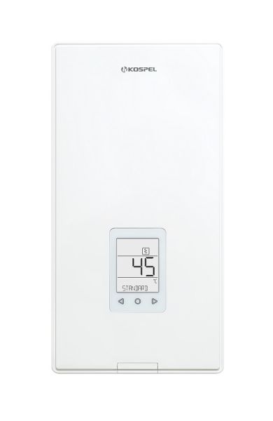 Vedenlämmitin Kospel PPE4, LCD näytö, 10-24kW, läpivirtaus, käyttövedelle, 3vaihe