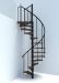 Spiral Staircase MINKA Venezia Smart, Walnut colour