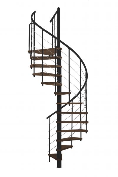 Spiral Staircase MINKA Venezia Smart, Walnut colour