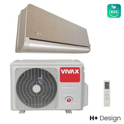 Ilmalämpöpumppu Vivax H+ Design 12 Beige kankainen