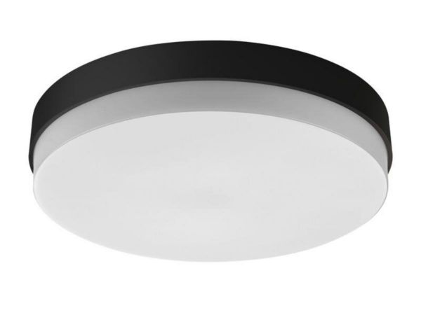 Yleisvalaisin kattovalaisin Ensto Lumo IP44 LED 23W 830 / 840 PC BL musta